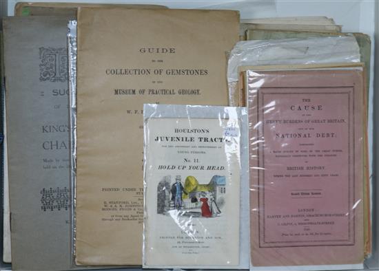 A collection of 18th, 19th century and later pamphlets, including Remarks upon a pamphlet upon the state of the Nationetc (30)